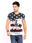 Roadster Men White Printed T-shirt